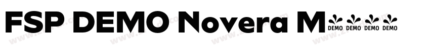 FSP DEMO Novera M字体转换 FSP DEMO Novera M字体转换